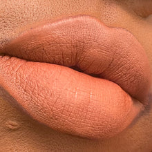Load image into Gallery viewer, Nude Brown lip stick lip swatch
