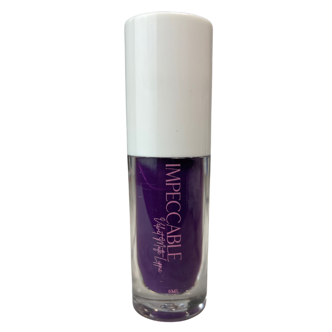 Purple matte liquid lip stick